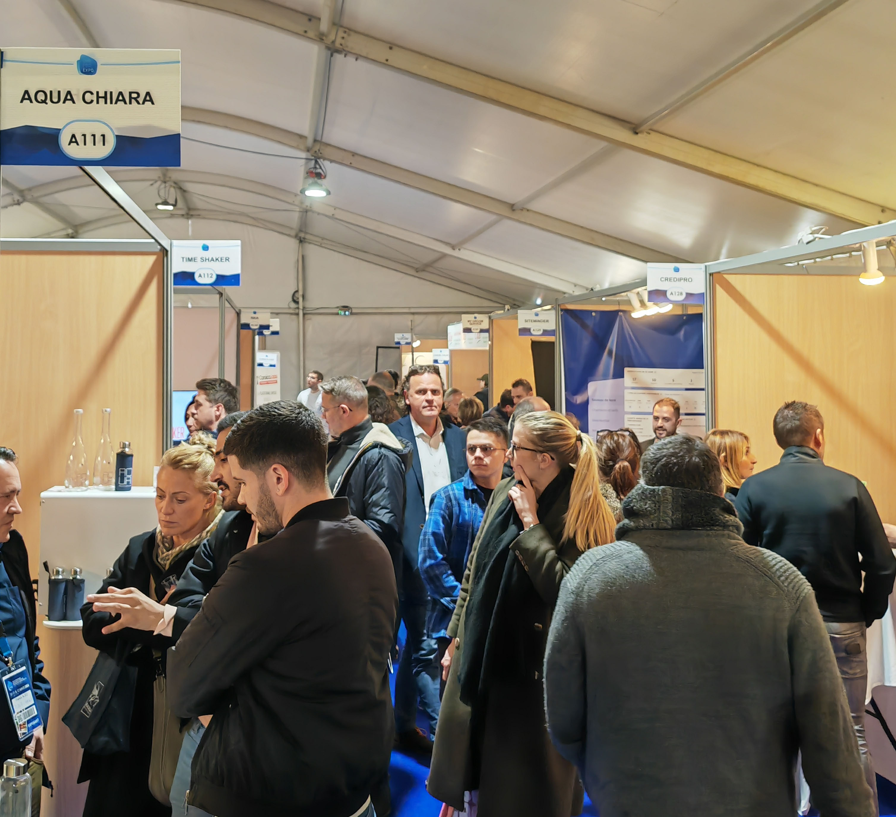 Stand et allées du salon CHR PRO EXPO Corse
